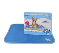 CoolPets Premium Tapis pour Chien refroidissant S - 50 x 40 cm - Coolgel antidérapant et Anti-Flux - avec Citronnelle et Eucalyptus