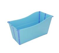Coolpleasant Baignoire Pliante Multifonction pour Enfants De Sécurité, Baignoire Pliable Baignoire Adulte Baignoire Haute Capacité, 97 x 47 x 57 cm(Color:Bleu)