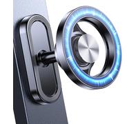 Coolpow Support de téléphone portable magnétique pour salle de sport Mag Safe【Double aimant】réglable à 360° Support telephone, Se fixe à une surface métallique, compatible avec smartphones de 4,7 à 7"