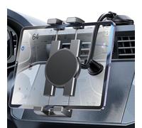 Coolpow Support Tablette Voiture Col de Cygne Flexible, Porte iPad Camion Tableau de Bord/Pare Brise 360 degrés avec Bras Fixation Ventouse pour iPad Pro Air Mini, Galaxy, Huawei, iPhone, 4.7-12,9"