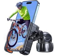 Coolpow Support Telephone Velo [360° Rotation] Support Telephone Moto [1s Verrouillage et Libère] Universel Porte Telephone Moto pour iPhone 16 Pro Max 15 14, Autres Smartphones de 4.7"-6.8"