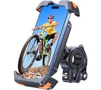 Coolpow Support Telephone Velo【Libération Rapide】Porte Telephone Velo【Anti-Vibration】Support Telephone Moto, Compatible avec iPhone 16 15 14 13Pro Max, Smartphones 4.7"-6.8" et Trotinette Electrique