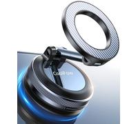 Coolpow Support Telephone Voiture pour Magsafe [2025 Ventouse Puissante] Support Téléphone Voiture Aimant Réglable à 360° Ventouse sous Vide,Porte Téléphone Voiture Aimanté pour iPhone 17 Air Pro Max