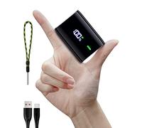 Coolreall Batterie Externe, 10000mAh Power Bank avec Affichage LED, 3A Type-C Entrée & Sortie Mini Batterie Portable Compatible iPhone 16 15 14 13 Galaxy Xiaomi Huawei