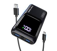 Coolreall Batterie Externe 20000mAh, 22.5W Power Bank avec Affichage LED, USB C Entrées et Sorties PD3.0 QC4.0 Charge Rapide Batterie Nomade, Compatible avec iPhone 16 15 14 13 Huawei Galaxy