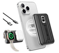 Coolreall Batterie Externe iPhone, Slim 10000mAh Wireless Power Bank avec Indicateur LED, Charge Rapide PD 22.5W USB-A & 20W USB-C Battery Pack Compatible avec iPhone 16 15 14 13 12