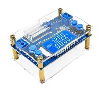 Coolschmax Convertisseur DC Buck, 6,5 V-35 V à 1,2 V-32 V 4,5 A, régulateur de tension réglable avec écran LCD pour systèmes de panneaux solaires, éclairage LED, moteurs, alimentation MCU, camping-car