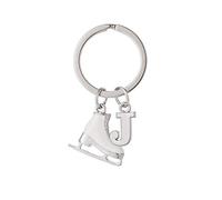 cooltime Accessoires de mode Porte-clés patins à glace pour femmes et filles (J), Argenté.