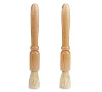 Coolty Lot de 2 Café Brosses de Nettoyage, Accessoires de Nettoyage pour Grains de Café Outil pour Barista Maison et Cuisine
