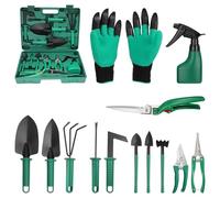 Coolty Outils de Jardinage, Tout-en-Un 13 Pièces Transplantation de Jardinage en Plein Air pour Jardinier, Outils de Jardinage pour Les Amateurs de Jardinage (Vert)