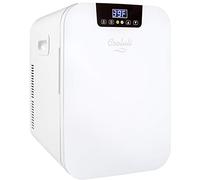 Cooluli 20 Liter Mini Fridge with Temperature Control - White Thermoelectric Cooler and Warmer for Bedroom, Office, Car, Dorm