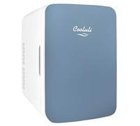 Cooluli Mini réfrigérateur 10 l pour chambre à coucher, voiture, bureau et dortoir universitaire - Refroidisseur portable et réchauffeur 12 V pour nourriture, boissons, soins de la peau, beauté et