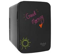 Cooluli Vibe Mini réfrigérateur pour chambre à coucher - Avec tableau noir magnétique à l'avant - Petit réfrigérateur portable de 15 L pour voyage, voiture et bureau - Refroidisseur et réchauffeur à