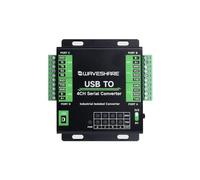 Coolwell Avec convertisseur série industriel FT4232HL USB vers 4-Ch d'origine prend en charge USB vers RS232/485/422/TTL Mac, Linux, Android, Windows 11/10/8.1/8/7