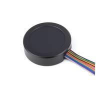 Coolwell Carte MCU RP2040 1,28" tactile ronde LCD avec accéléromètre et capteur gyroscope Adopte boîtier en métal CNC 30 broches GPIO