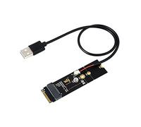 Coolwell M.2 M Key to A Key Adapter Board, Supports USB Conversion, Only Supports Devices with PCIE Channel,Supports 2280, 2260, 2242, 2230 Solid State Drives