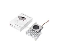 Coolwell Official for Raspberry Pi Active Cooler Fits Raspberry Pi 5 with Temperature-Controlled Blower Fan Aluminium Heatsink