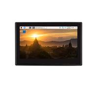 Coolwell Waveshare 4.3inch Capacitive Touch Display for Raspberry Pi 4B/3B+/3B IPS Screen Wide Angle MIPI DSI Interface Up to 5-Points Touch Driver Free with Case&Cooling Fan
