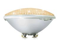 COOLWEST 18W Lampe de Piscine LED Blanc chaud Lumière PAR56 12V DC/AC, Etanche IP68 Éclairage sous-marin, Remplacez Les Ampoules halogènes 150W