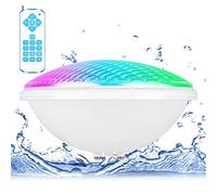 COOLWEST 72W Lampe Piscine LED PAR56, RGB Lumiere Piscine IP68 Etanche, Led Piscine avec télécommande, PC Par56 12V DC/AC, Aquarium Piscine Décoration Jardin Éclairage Universel