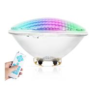 COOLWEST Éclairage de Piscine LED,72W RGBW Lumière sous-marine d'étang Étanche IP68, Lumière de Piscine Éxtérieure AC/DC 12V sous-marine pour Éclairage de Jardin