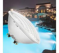 COOLWEST Éclairage de Piscine LED, Lumière sous-marine Blanc 54W Éclairage Étang Étanche IP68, Projecteur de Piscine Éxtérieure AC/DC 12V Sous l'eau Pour Éclairage de Jardin de Piscine Aquarium