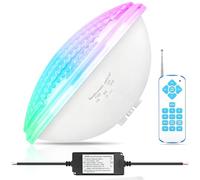 COOLWEST LED Piscine PAR56, 54W Projecteur Piscine RGBW Multicolore Synchroniseur Externe avec Télécommande IP68, AC 12V pour Éclairage de Jardin