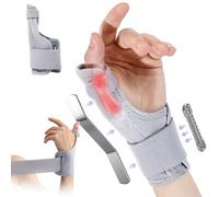 COOLYNX Nouvelle Attelle Pouce Améliorée, Orthèse de pouce droite et gauche, attelle de pouce réglable, ergonomique, Droit & Gauche Réversible,Canal carpienpour Tendinite, Arthrite et Entorses