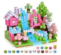Coolzon Blocs de Construction Magnétiques, 154 Pièces Cubes Magnétiques, Ensemble de Blocs Magnétiques pour Construire de 3 à 10 Ans, Jouet Sensoriel Montessori à Empiler