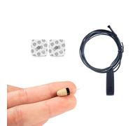CooMax Oreillette Espion Bluetooth Invisible Casque sans Fil VIP Pro Microphone Examen - Micro Écouteur Espion Caché Appels Mobiles Oreille Tricher (Oreillette Espion VIP Pro Supermini BT MF)