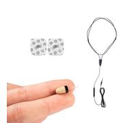 CooMax Oreillette Espion Invisible Casque sans Fil VIP Pro avec Microphone pour Examen - Micro Écouteur Espion Caché pour Appels Mobiles dans l'oreille Tricher (Oreillette Espion VIP Pro Supermini)
