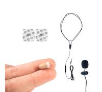 CooMax Oreillette Espion Invisible Casque sans Fil VIP Pro Microphone Examen - Micro Écouteur Espion Caché Appels Mobiles Oreille Tricher (Oreillette Espion VIP Pro Supermini Beige + Microphone)