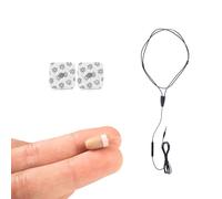 CooMax Oreillette Espion Invisible Casque sans Fil VIP Pro Microphone pour Examen - Micro Écouteur Espion Caché pour Appels Mobiles dans l'oreille Tricher (Oreillette Espion VIP Pro Supermini Beige)