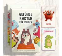 COONE 64 cartes émotionnelles avec textes explicatifs, illustrées avec amour, éducatives pour l'autorégulation et la promotion des compétences sociales