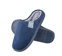 COONE Femmes hommes Home pantoufles, Intérieur chambre à coucher Memory Foam chaussures de maison chaudes, intérieur Chaussures Furry confortables avec semelle en caoutchouc antidérapante