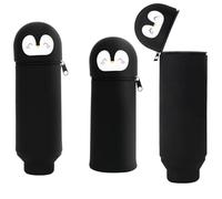 COONE Kawaii Panda Trousse Porte-Stylo De Table, Panda Pochette De Stylo, Trousse à Crayons Rétractable, Convient pour Les Crayons, Les Stylos à Plume, Les Pinceaux, Etc.