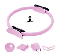 COONE Kit Pilates Maison, Anneaux De Pilates, Better Me Pilates Kit, Comprend l'anneau De Pilates Le Ballon De Yoga La Sangle D'assistance De Yoga l'anneau De Yoga pour Les Jambes