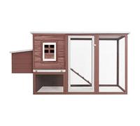 Coop en bois avec 1 nid, maison d'extérieur pour petits animaux, habitat durable et respectueux de l'environnement, parfait pour une utilisation dans la cour ou le jardin