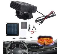 Coop Heater - ABS, 8.27x8.27in Coop Solar Portable Design | Overheating-Proof Eco-Friendly Greenhouse & Pet Warmer, Solar Panel Heater Set For Chicken Coops, Small Animal Shelters, Greenhouses