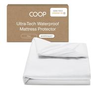 Coop Home Goods Housse de Protection Ultra Luxueuse en Viscose dérivée de Bambou - Surmatelas rafraîchissant, imperméable et hypoallergénique pour lit Double, Blanc