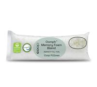 Coop Home Goods - Mousse à mémoire de forme à coupe croisée - Remplissage d'oreiller de densité moyenne de 0,9 kg - Recharge pour personnaliser votre oreiller réglable de qualité supérieure - Certifié
