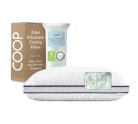 Coop Home Goods The Eden Pillow - Housse Ultra Tech avec Soufflet - Rembourrage réglable avec Gel rafraîchissant et hypoallergénique et Mousse à mémoire de Forme infusée de poussière de Diamant avec
