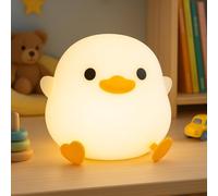 CooPark Dodo - Veilleuse canard - Cadeau pour enfants et filles - Lampe de chevet avec minuterie portable à intensité variable - Pour chambre d'enfant, chambre à coucher, bureau