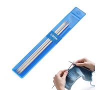 Coopay 5 Pièces Aiguilles à Tricoter à Double Pointe, Aiguilles Trioct 2,0mm en Acier Inoxydable, 15cm Aiguilles Courtes à Chaussettes, Écharpe, Chapeaux, Animaux, Pull, Tricot pour Débutants & Pro