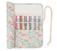 Coopay Aiguilles à Crochet Tunisien en Aluminium, 11 Pièces 2,0-8,0mm Afghan Crochets Tunisiens pour Crocheter Tapis Couverture, Kit Crochet Débutant de 27cm Long pour Tricot avec Accessoires