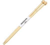 Coopay Aiguilles à tricoter en bambou 10 mm, 1 paire d'aiguilles à tricoter en bois Jumbo pour fil épais, couverture, tapis, écharpe et grand projet de tricot, grandes aiguilles à tricoter 35 cm