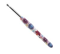 Coopay Crochet 5,5 mm, taille britannique, métal solide, poignée ergonomique en caoutchouc léger pour les mains arthritiques
