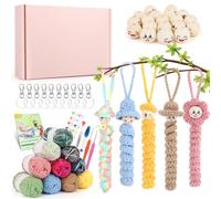 Coopay Lot de 40 boules en bois avec visage et instructions (français non garanti) - 10 x 25 g - Dégradé de couleurs - Pour vers porte-bonheur