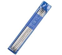 Coopay Lot de 5 pochettes d'aiguilles à chaussettes de 5,0 mm, aiguilles à tricoter en acier inoxydable de 20 cm pour chaussettes, écharpes, bonnets, animaux de compagnie, pulls, aiguilles à