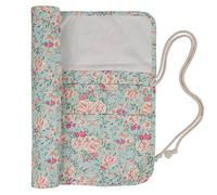 Coopay Rouleau d'aiguilles à tricoter, pour aiguilles à tricoter droites et courtes à double pointe ou crochet tunisien, rangement pour épingles à tricoter, étui et sacs vides, support de rangement